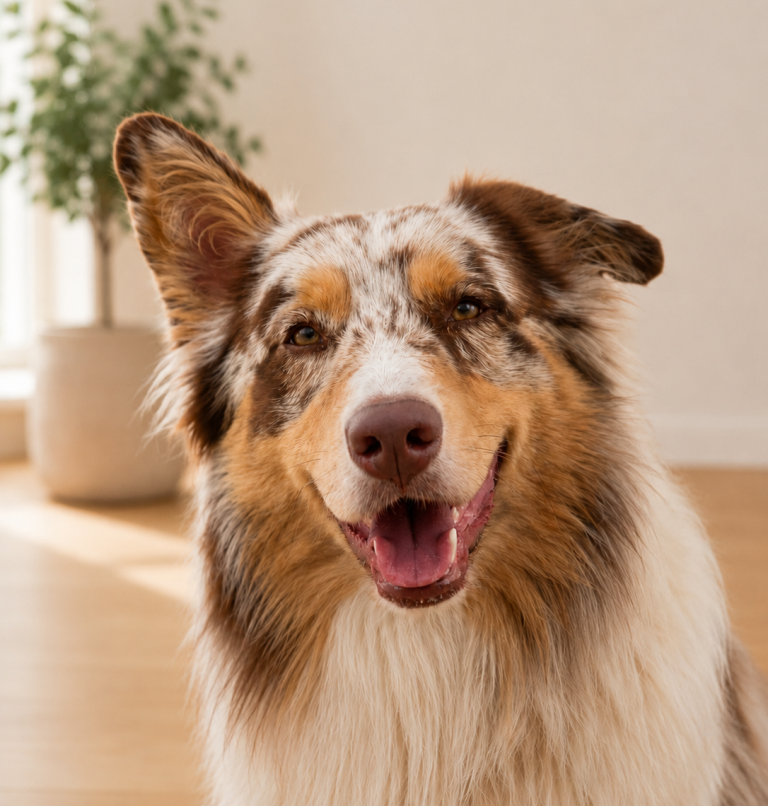 Begleithund Tom in der Praxis für Logopädin in Köln Sülz und Lindenthal Praxisbegleitung Hund Tom