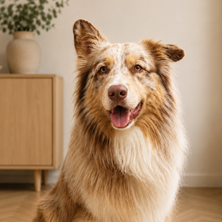 Praxisbegleiter Tom Praxisbegleiter Hund in der Praxis für Logopädie Simone Hansen